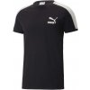 Pánske tričko Puma, T7 ICONIC TEE Čierna,Biela M Pánske tričko Puma, T7 ICONIC TEE Čierna,Biela M