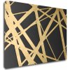 Impresi Obraz Abstraktný zlato šedý - 70 x 50 cm Impresi Obraz Abstraktný zlato šedý - 70 x 50 cm