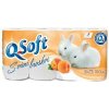Q Soft 3-vrstvový toaletný papier s vôňou broskýň 8ks Q Soft 3-vrstvový toaletný papier s vôňou broskýň 8ks