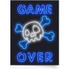 Gaming: Game over Skull Plakat Premium 50x70cm Gaming: Game over Skull Plakat Premium 50x70cm