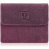 Dámska kožená peňaženka malá s RFID ochranou ružová vintage Paolo Peruzzi Dámska kožená peňaženka malá s RFID ochranou ružová vintage Paolo Peruzzi