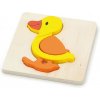 Viga Detské drevené puzzle pre najmenších Viga kačica 4 diely Viga Detské drevené puzzle pre najmenších Viga kačica 4 diely