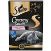 SHEBA Creamy Snacks krémový pamlsek pro kočky s lososem 4x 12 g