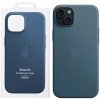 Apple iPhone 15 FineWoven Case with MagSafe - Pacific modré MT3G3ZM/A Apple iPhone 15 FineWoven Case with MagSafe - Pacific modré MT3G3ZM/A
