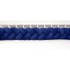 Supelkowelove Plyšový mantinel do postieľky - trojitý pletenec tmavomodrý Rozmery: 120 cm Supelkowelove Plyšový mantinel do postieľky - trojitý pletenec tmavomodrý Rozmery: 120 cm