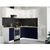 Rohová kuchynská linka ASTRID 190x170cm - Biela + marine blue Rohová kuchynská linka ASTRID 190x170cm - Biela + marine blue