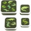 A Little Lovely Company súprava štyroch desiatových škatuliek - krokodíl A Little Lovely Company súprava štyroch desiatových škatuliek - krokodíl