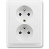 ABB, s.r.o. Classic - 5512C-2349 B1 - Zásuvka dvojnásobná - biela ABB, s.r.o. Classic - 5512C-2349 B1 - Zásuvka dvojnásobná - biela