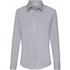 Fruit of the Loom F15•LADIES LONG SLEEVE OXFORD SHIRT šedá