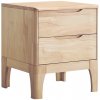 Nočný stolík, masívne drevo, prírodná, FERB Nočný stolík, masívne drevo, prírodná, FERB