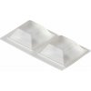 Walteco Tlmič nárazu 20x20x7,5mm, samolepiaci, transparentný Množstvo: 2 ks , 84650 Walteco Tlmič nárazu 20x20x7,5mm, samolepiaci, transparentný Množstvo: 2 ks , 84650