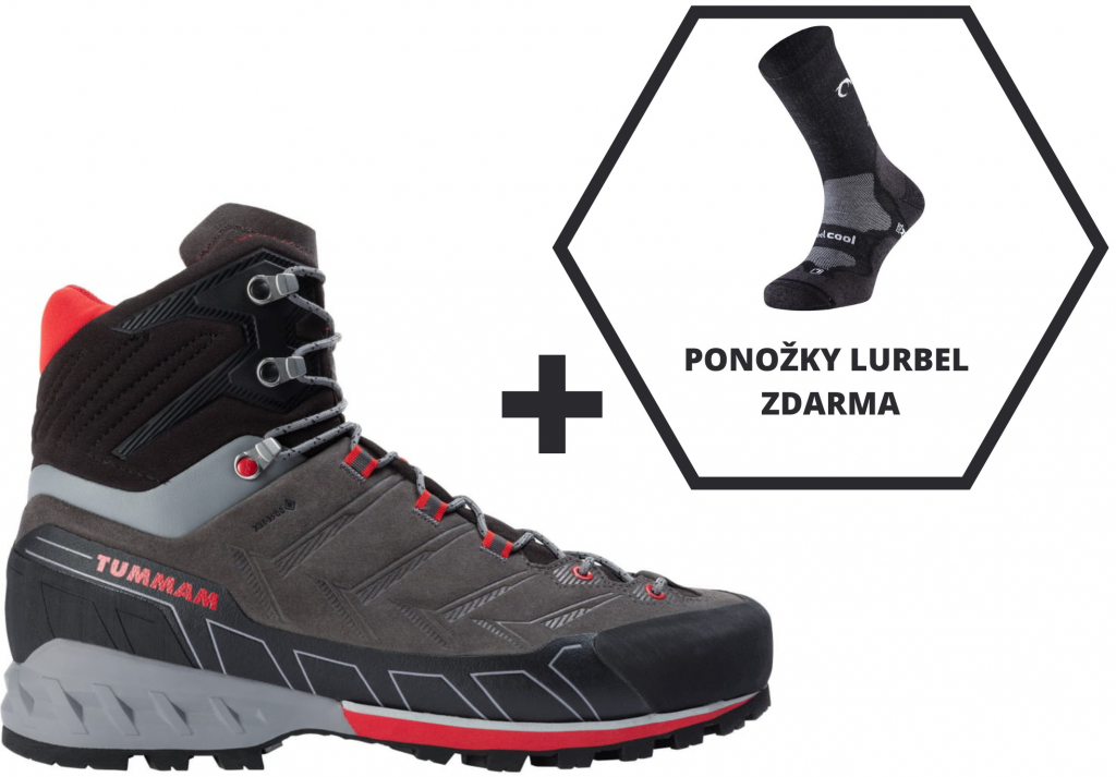 Mammut kento tour high gtx sivé červené