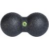 Dvojitá masážna loptička Blackroll 12 cm x 12 cm čierna Dvojitá masážna loptička Blackroll 12 cm x 12 cm čierna
