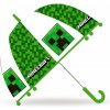 Kids Euroswan Minecraft Manual Průhledný zelený deštník Kids Euroswan Minecraft Manual Průhledný zelený deštník