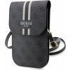 Púzdro Guess PU 4G Printed Stripes Phone Bag čierne