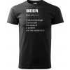 Sablio Tričko s potlačou Beer - čierne 2XL Sablio Tričko s potlačou Beer - čierne 2XL