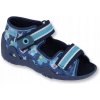 Befado detské sandále, textilné, modré, veľkosť 18 Befado detské sandále, textilné, modré, veľkosť 18