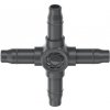Spojka GARDENA micro-drip 4cestná 4,6 mm Spojka GARDENA micro-drip 4cestná 4,6 mm