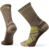 Smartwool HIKE LIGHT CUSHION CREW khakisvetlo zelená