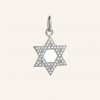 SilveAmo Strieborný prívesok Hviezda Dávida P2F086
