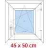 Soft Plastové okno 45x50 cm, otváravé a sklopné Soft Plastové okno 45x50 cm, otváravé a sklopné
