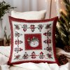 Vianočná gobelínová obliečka na vankúš Perníky 42x42 cm Chenille IT021 Vianočná gobelínová obliečka na vankúš Perníky 42x42 cm Chenille IT021