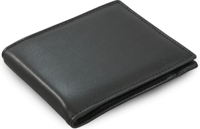 pánska kožená peňaženka s kapsou na mince 519 2910 60 Černá