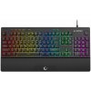 INNY Rampage Simula RGB Makro drôtová klávesnica čierna so stojanom INNY Rampage Simula RGB Makro drôtová klávesnica čierna so stojanom