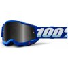 Okuliare 100% Accuri 2 Sand (modrá, dymové plexi s čapmi pre strhávačky) Okuliare 100% Accuri 2 Sand (modrá, dymové plexi s čapmi pre strhávačky)