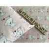 Detské bavlnené obliečky Macko, ružové - Patricius Detský set zips 130x90 + 65x45 Detské bavlnené obliečky Macko, ružové - Patricius Detský set zips 130x90 + 65x45