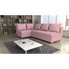 Rohová rozkladacia sedačka DREAMER ružová - MALMO 61 Rohová rozkladacia sedačka DREAMER ružová - MALMO 61