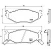 Sada brzdových platničiek kotúčovej brzdy BREMBO P 11 007 Sada brzdových platničiek kotúčovej brzdy BREMBO P 11 007