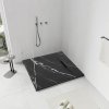 Rea Bazalt Carrara, SMC sprchová vanička 90x90, čierna-kamenný vzor, REA-K7003 Rea Bazalt Carrara, SMC sprchová vanička 90x90, čierna-kamenný vzor, REA-K7003