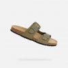 Geox Khaki pánske šľapky Ghita Khaki 39 Geox Khaki pánske šľapky Ghita Khaki 39