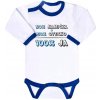 detské body s potlačou New Baby 50 % mamička + 50 % otecko – 100 % ja, modré, dlhý rukáv detské body s potlačou New Baby 50 % mamička + 50 % otecko – 100 % ja, modré, dlhý rukáv