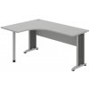 OFFICE PRO s.r.o. HOBIS kancelársky stôl pracovný tvarový, ergo pravý - CE 60 P, sivá OFFICE PRO s.r.o. HOBIS kancelársky stôl pracovný tvarový, ergo pravý - CE 60 P, sivá