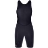 Šortky s trakmi SANTINI Unico Lady Black Šortky s trakmi SANTINI Unico Lady Black