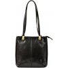Kožená kabelka Florence čierna KZ37191