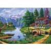 Art puzzle - Puzzle Dom pri jazere - 1500 dielov Art puzzle - Puzzle Dom pri jazere - 1500 dielov