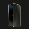 Picasee Ochranné tvrzené sklo se svítícím rámečkem pro Huawei P30 Lite - Žlutá P2923 Picasee Ochranné tvrzené sklo se svítícím rámečkem pro Huawei P30 Lite - Žlutá P2923