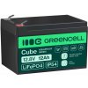Green Cell LFPGC12V12AH CUBE Akumulátor LiFePO4 12Ah 12.8V 153.6Wh Lítium-železo-fosfátový pre Invalidný vozík, Hračky, Skúter (LFPGC12V12AH) Green Cell LFPGC12V12AH CUBE Akumulátor LiFePO4 12Ah 12.8V 153.6Wh Lítium-železo-fosfátový pre Invalidný vozík, Hračky, Skúter (LFPGC12V12AH)
