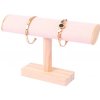 Drevený Stojan na náramky a hodinky Ružový Drevený Stojan na náramky a hodinky Ružový