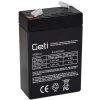 Olovená batéria Geti 6V 2,8Ah Olovená batéria Geti 6V 2,8Ah