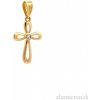 Zlatnictvo.sk Zlatý prívesok Krížik PRI25911 Zlatnictvo.sk Zlatý prívesok Krížik PRI25911