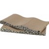 Škrabací kartón LEO, vlnovka s catnipom, 44 x 6 x 25 cm, 2 ks, leopardí Škrabací kartón LEO, vlnovka s catnipom, 44 x 6 x 25 cm, 2 ks, leopardí