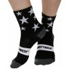 Sensor ponožky Stars Black/White