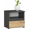 Signal Nočný stolík CL1 - grafit/dub artisan Signal Nočný stolík CL1 - grafit/dub artisan