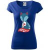 Folklór - líška samostatná - Dámske tričko Pure - M ( Kráľovská modrá ) Folklór - líška samostatná - Dámske tričko Pure - M ( Kráľovská modrá )
