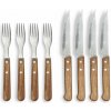 Antikoro steakové príbory v súprave 8 ks v striebornej farbe/v prírodnej farbe – Holm Antikoro steakové príbory v súprave 8 ks v striebornej farbe/v prírodnej farbe – Holm