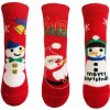Aura.Via Detské vianočné ponožky SGB9119, červená